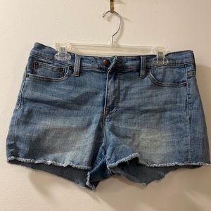 J. Crew Frayed Denim Shorts size 30